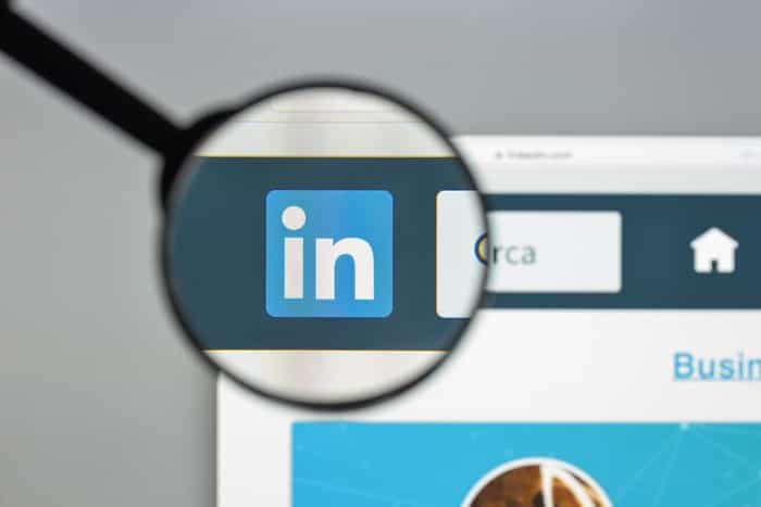 A business utilizing LinkedIn's B2B marketing features to expand its professional network.